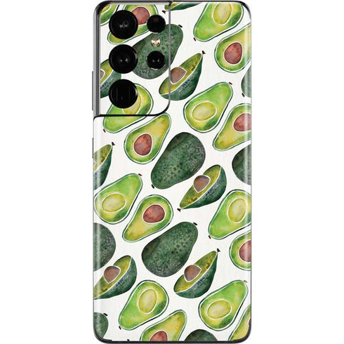 Cat Coq Avocados Galaxy S21 Ultra 5G Skin